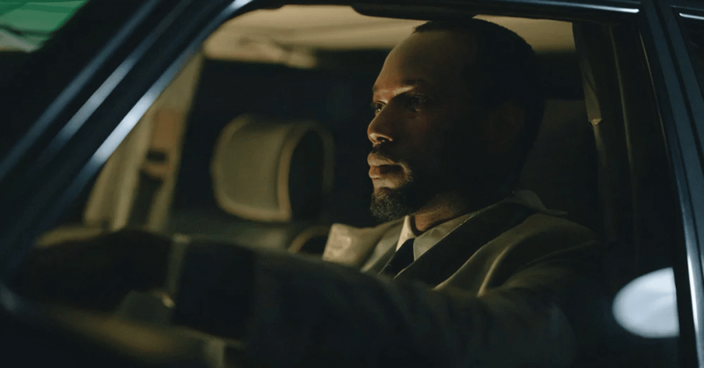 Focused investor driving at night, symbolising the discipline and long-term perspective required to navigate private equity and public market opportunities with WIUS Capital.